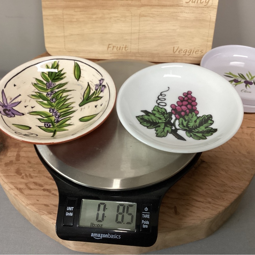 5 Item Bundle - Mini Cheese Board - Ceramic Dishes - Olive Dishes - Like New - Picture 12 of 12